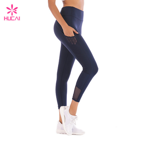 China Manufacturer Side Pockets Leggings Gym Wear Women Athletic Apparel Wholesale Suppliers