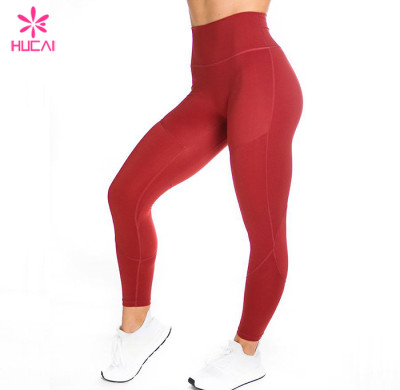Custom Manufacturer High Rise Leggings 4 Way Stretch Wholesale Women's Workout Apparel