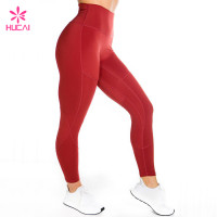 Custom Manufacturer High Rise Leggings 4 Way Stretch Wholesale Women's Workout Apparel