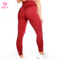 Custom Manufacturer High Rise Leggings 4 Way Stretch Wholesale Women's Workout Apparel