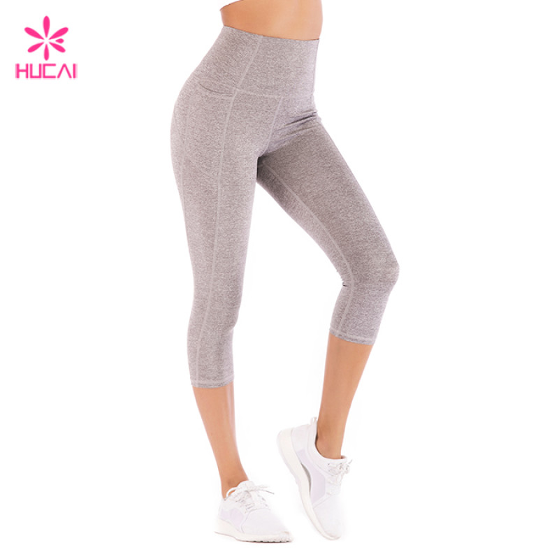 Custom Sportswear Supplier Capri Yoga Leggings 4 Way Stretch Wholesale Leggings Women China