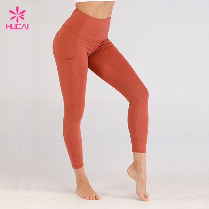 Hucai Gym Polyester Elastane Yoga Women Fitness Leggings - China Fitness  Leggings and Women Fitness Leggings price