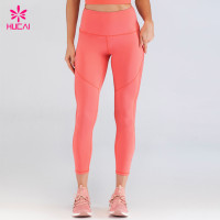 China Fitness Clothing Manufacturers Custom Spandex Workout Yoga Pants Wholesale Running Tights