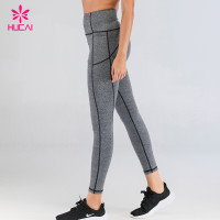 Fengcai Custom Design Running Tights With Pockets Fitness Gym Workout Leggings Wholesale