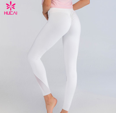 Wholesale Sports Apparel Scrunch Butt Custom Logo Yoga Pants Non See Through Leggings Manufacturer