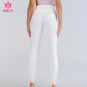 Wholesale Sports Apparel Scrunch Butt Custom Logo Yoga Pants Non See Through Leggings Manufacturer