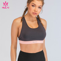 Dongguan Hucai Fitness Clothing Private Label Gym Wear Custom Running Tops Training Yoga Bra