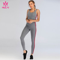 Hucai Sportswear Private Label Fitness Clothing Custom Womens Sport Yoga Set Manufacturer