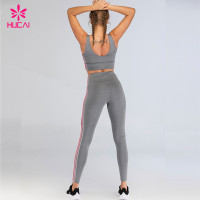 Hucai Sportswear Private Label Fitness Clothing Custom Womens Sport Yoga Set Manufacturer