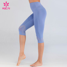 Dongguan Private Label Activewear Wholesale Dri Fit Running Gym Tights Custom Yoga Capris