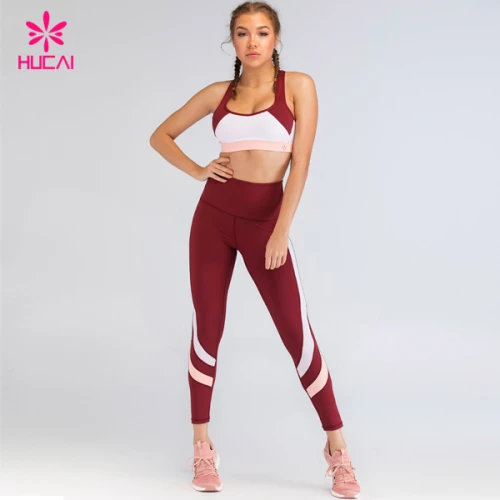 China Wholesale Running Sports Apparel Private Label Gym Clothes Yoga Wear 2 Piece Set