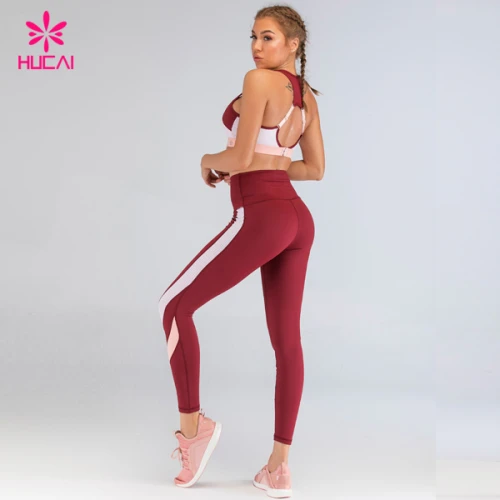 China Wholesale Running Sports Apparel Private Label Gym Clothes Yoga Wear 2 Piece Set