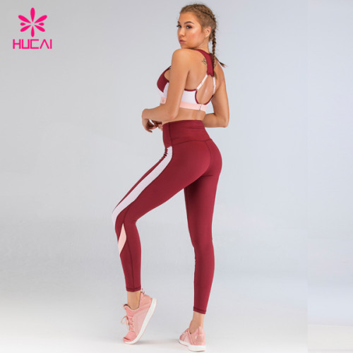 China Wholesale Running Sports Apparel Private Label Gym Clothes Yoga Wear 2 Piece Set