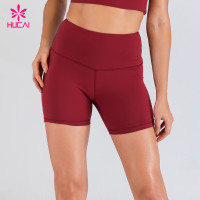 Private Label Sportswear Dri Fit Running Yoga Shorts Wholesale Custom Printed Gym Booty Shorts For Women