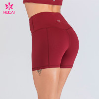 Private Label Sportswear Dri Fit Running Yoga Shorts Wholesale Custom Printed Gym Booty Shorts For Women