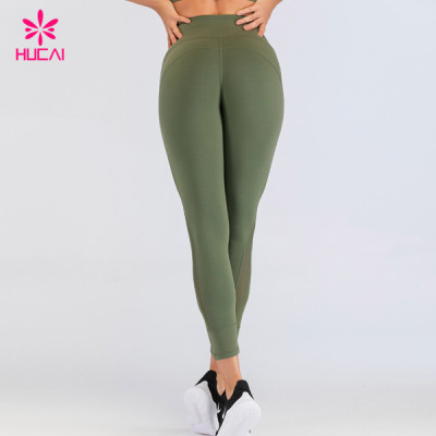 Custom Printed Gym Wear 86 Nylon 14 Spandex Wholesale Workout Gym Leggings