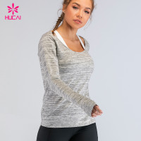 Wholesale Tri Blend Activewear Gym Clothing Loose Fit Custom Workout Running Yoga Shirts