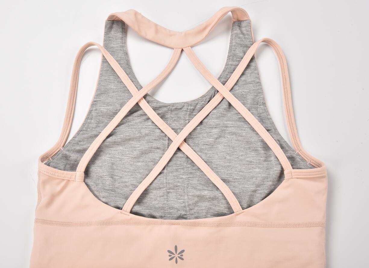Fitness Tank Top Strappy Back Detail
