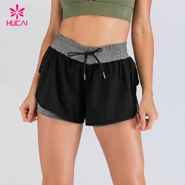 Mesterskab At redigere otte Wholesale Workout Clothes Nylon Lining Dry Fit Women Sport Running Gym  Shorts | Custom Shorts | Hucai Sportswear Manufacturer