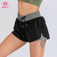 Wholesale Workout Clothes Nylon Lining Dry Fit Women Sport Running Gym Shorts