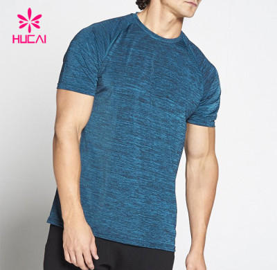 Custom Wholesale Fitness T Shirts For Men-China Gym Wear Supplier