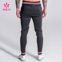 Bulk Fleece Cheap Blank Men's Skinny Jogger Sweatpants Wholesale