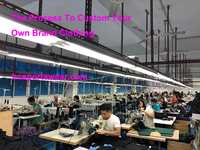 What Is the Normal Production Procedures To Custom Your Own Brand Clothing