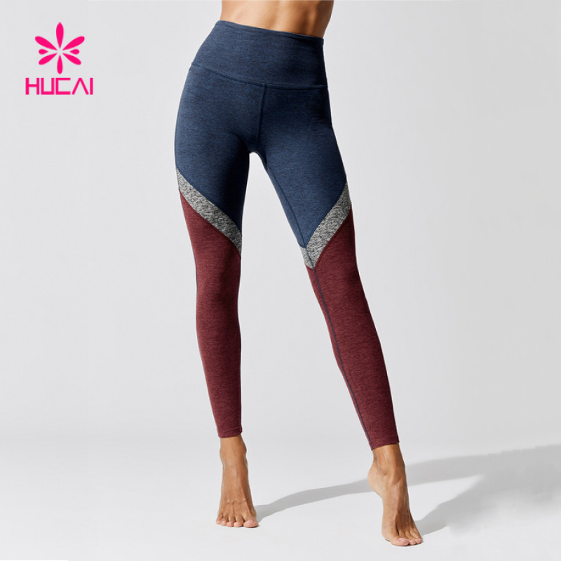 China Factory High Waist Nylon Spandex Women Leggings Yoga Pants Wholesale