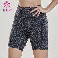 Wholesale Manufacturer Women Printed Fitness Shorts-Private Label Service