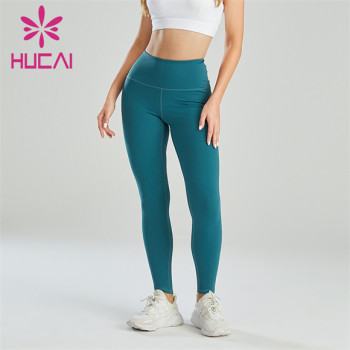 Blue High Waist Running Yoga Leggings Wholesale Manufacturer