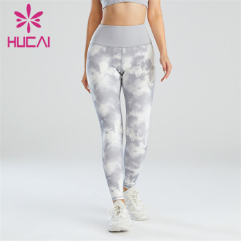 Fashion Tie-dye Craft Fitness Leggings Wholesale Supplier