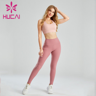 Wholesale Private Label Fitness Clothing Dark Pink Design