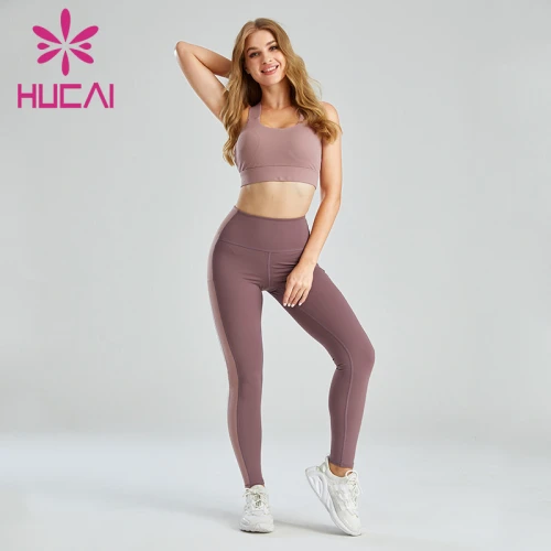 Wholesale Women's Fashion Sportswear Three-Color Contrast