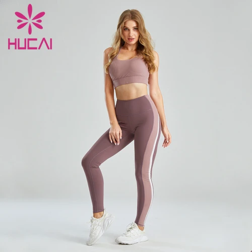 Wholesale Women's Fashion Sportswear Three-Color Contrast