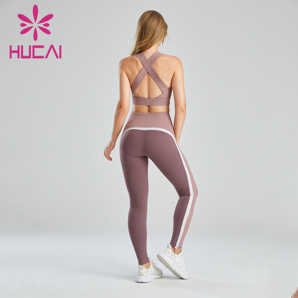 Wholesale Women's Fashion Sportswear Three-Color Contrast