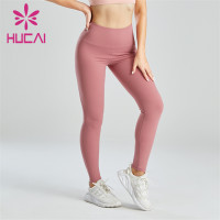 Tender Pink High-waist Slim-fit Buttocks Leggings China Manufacturer