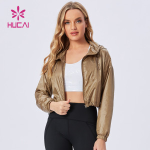 Nylon outdoor wholesale fitness waterproof jacket manufacturer