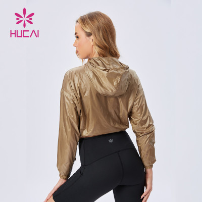 Nylon outdoor wholesale fitness waterproof jacket manufacturer