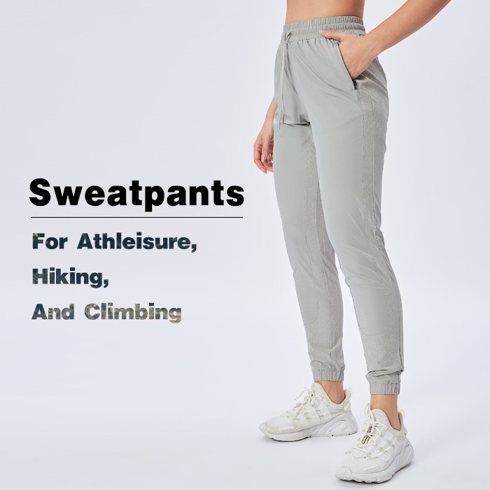 Sweatpants For Athleisure, Hiking, And Climbing