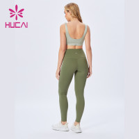 Hot Sale Custom fabric wholesale sportswear sport bra suit fitness wear manufacturer