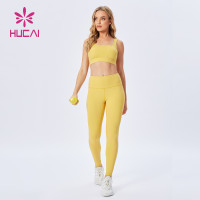 Private brand wholesale female sportswear sport bra suit fitness wear manufacturer