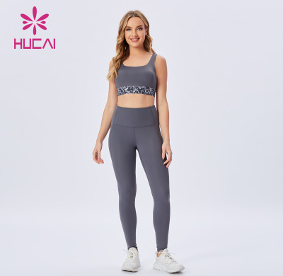 Hot sale wholesale female sportswear sport bra suit fitness wear manufacturer
