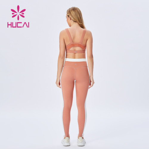 Slim-Fit wholesale female sportswear sport bra suit fitness wear manufacturer