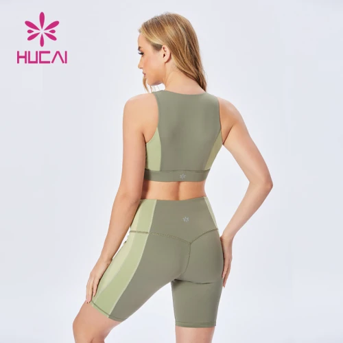 custom sportswear yoga leggings suit fitness wear manufacturer
