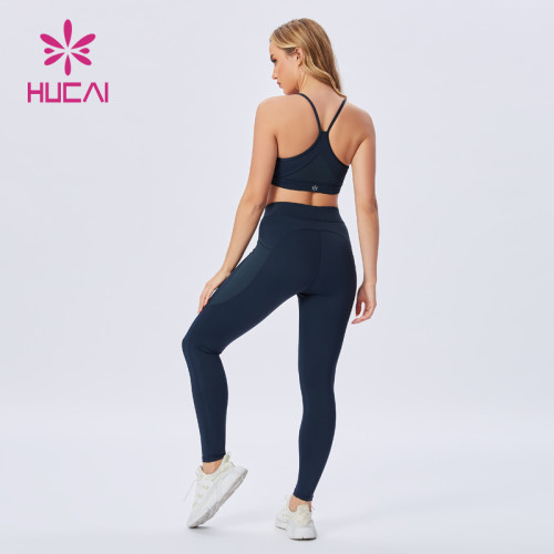 2022 female sportswear workout leggings suit fitness wear manufacturer