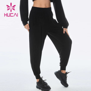 Custom Supplier Womens Breathable Sport Joggers Workout Wear China Manufacturer