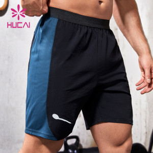 OEM Custom mens Short Breathable Sportswear Hucai China Factory Manufacturer