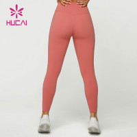 High-Waisted Hip-Lifting Slim Leggings Womens Manufactured In China