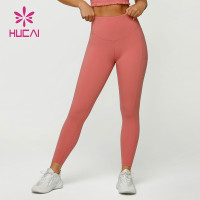 High-Waisted Hip-Lifting Slim Leggings Womens Manufactured In China