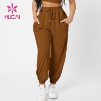 OEM Streetwear Pocke Loose  Sport Joggers For Womens Manufacturer In China